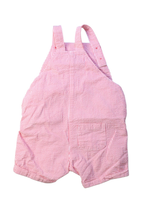 A Pink Overall Shorts from Joules in size 6-12M for girl. (Back View)