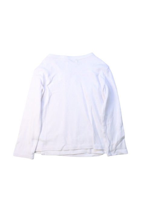 A White Long Sleeve Tops from Ralph Lauren in size 2T for girl. (Back View)