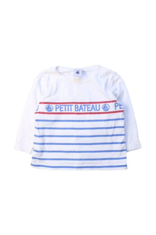 A Multicolour Long Sleeve T Shirts from Petit Bateau in size 3-6M for girl. (Front View)
