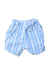 A Blue Shorts from Petit Bateau in size 6-12M for boy. (Back View)