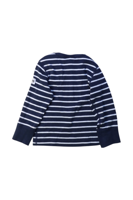 A Navy Long Sleeve T Shirts from Polarn O. Pyret in size 6-12M for boy. (Back View)
