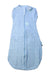 A Blue Sleepsacs from ErgoPouch in size 0-3M for neutral. (Front View)