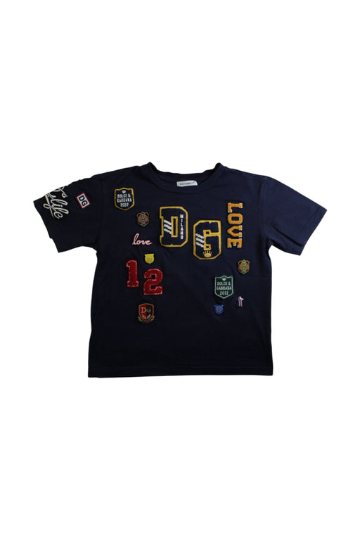 A Multicolour Short Sleeve T Shirts from Dolce & Gabbana in size 4T for boy. (Front View)