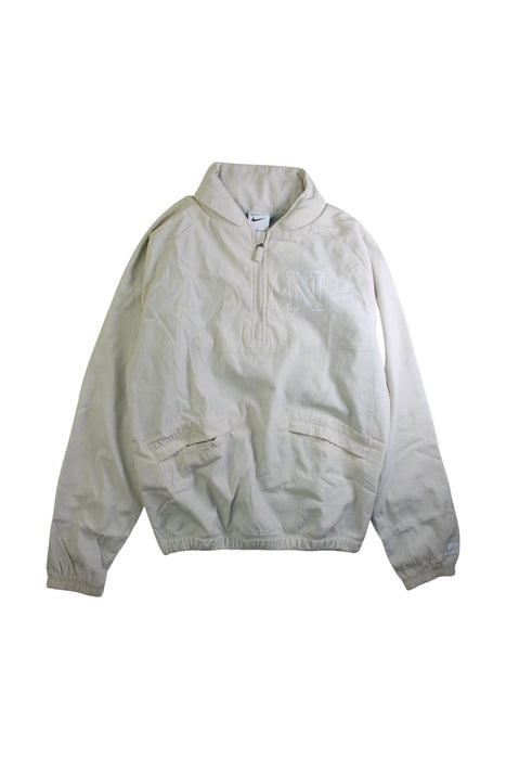 A Beige Zippered Sweatshirts from Nike in size 13Y for boy. (Front View)