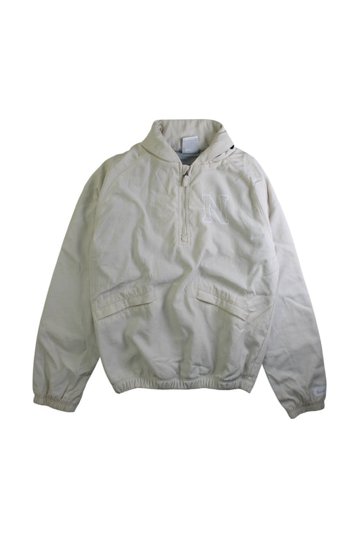 A Beige Zippered Sweatshirts from Nike in size 10Y for boy. (Front View)