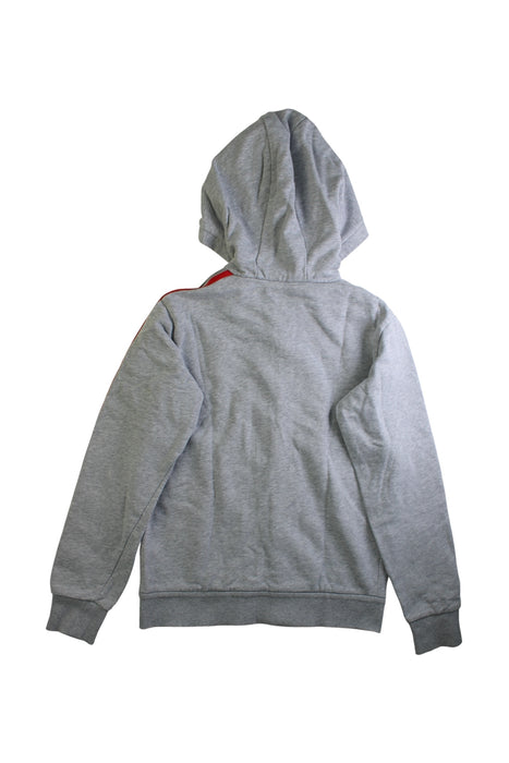 A Grey Zippered Sweatshirts from Moncler in size 12Y for boy. (Back View)