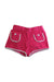 A Pink Shorts from Jacadi in size 6T for girl. (Front View)