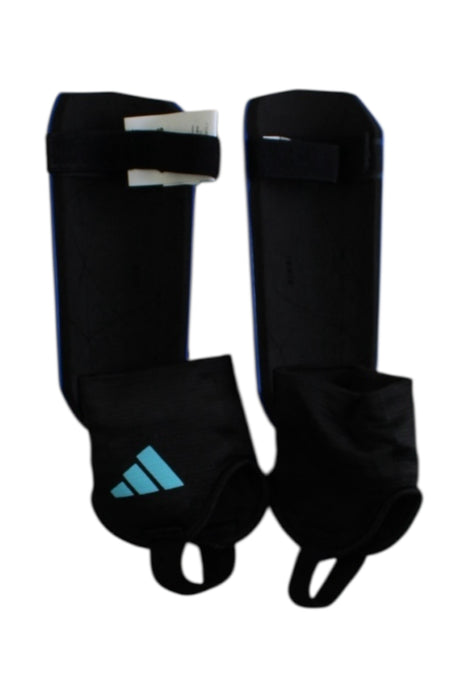 A Blue Cleats/Soccer Shoes from Adidas in size 10Y for boy. (Back View)