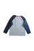 A Grey Long Sleeve Tops from IKKS in size 4T for boy. (Back View)