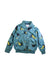 A Green Puffer/Quilted Jackets from Polarn O. Pyret in size 6T for boy. (Front View)