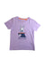 A Purple Short Sleeve T Shirts from Boden in size 5T for girl. (Front View)