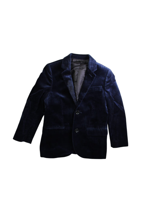 A Navy Blazers from Crewcuts in size 6T for boy. (Front View)