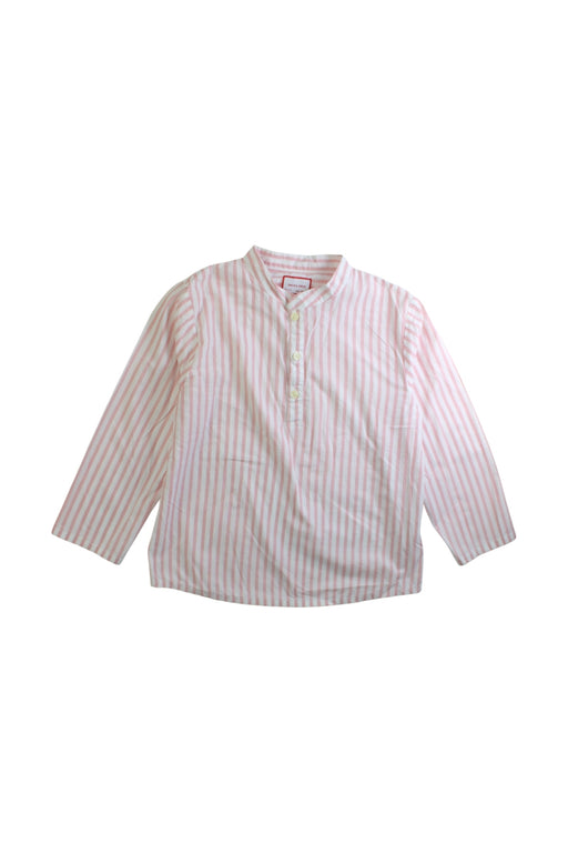 A Pink Long Sleeve Shirts from Neck & Neck in size 6T for boy. (Front View)