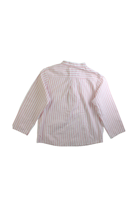 A Pink Long Sleeve Shirts from Neck & Neck in size 6T for boy. (Back View)