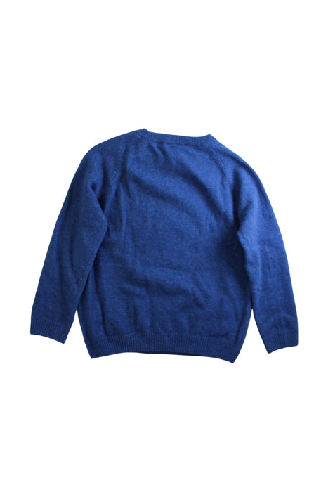 A Blue Knit Sweaters from Thomas Brown in size 6T for boy. (Back View)