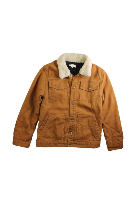 A Brown Lightweight Jackets from Louis Louise in size 8Y for neutral. (Front View)
