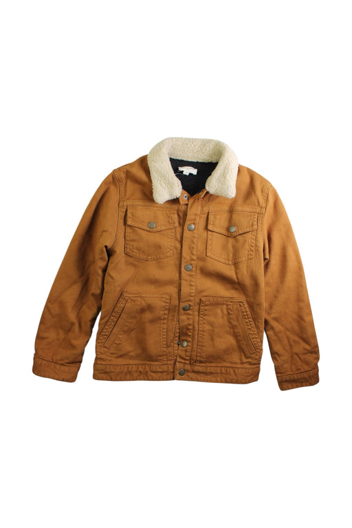 A Brown Lightweight Jackets from Louis Louise in size 8Y for neutral. (Front View)