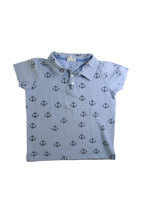 A Blue Short Sleeve Shirts from Seed in size 7Y for boy. (Front View)