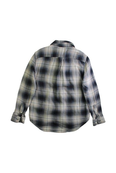 A Grey Long Sleeve Shirts from Ralph Lauren in size 7Y for boy. (Back View)