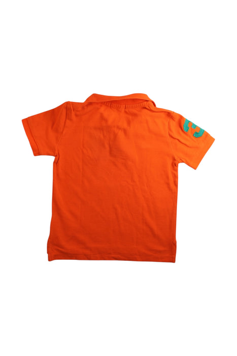 A Orange Short Sleeve Polos from Polo Ralph Lauren in size 5T for boy. (Back View)