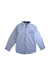 A Blue Long Sleeve Shirts from Mayoral in size 6T for boy. (Front View)