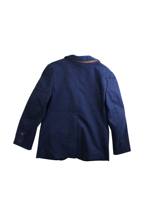 A Navy Blazers from Mayoral in size 6T for boy. (Back View)