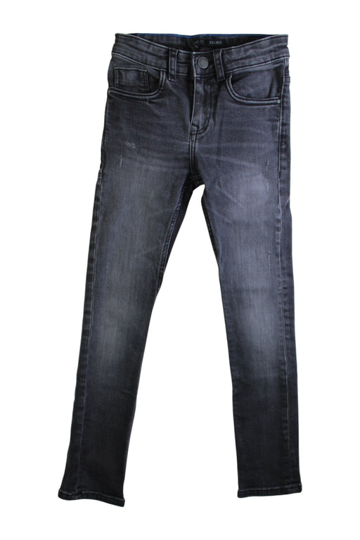 A Black Jeans from IKKS in size 8Y for boy. (Front View)