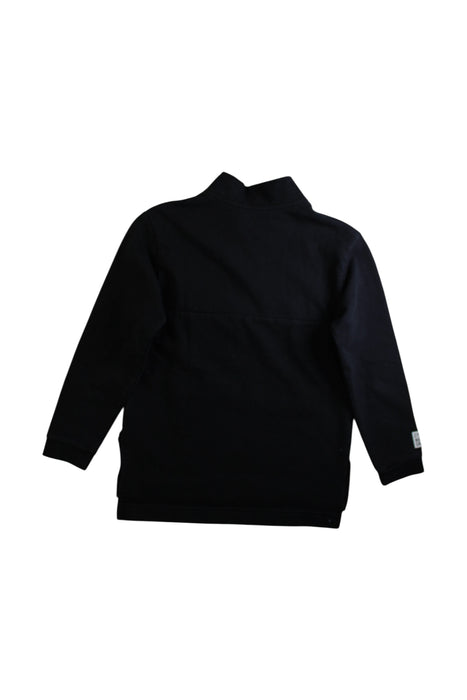 A Black Zippered Sweatshirts from MA/N/O in size 7Y for boy. (Back View)