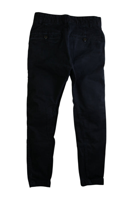 A Navy Casual Pants from Polarn O. Pyret in size 7Y for boy. (Back View)