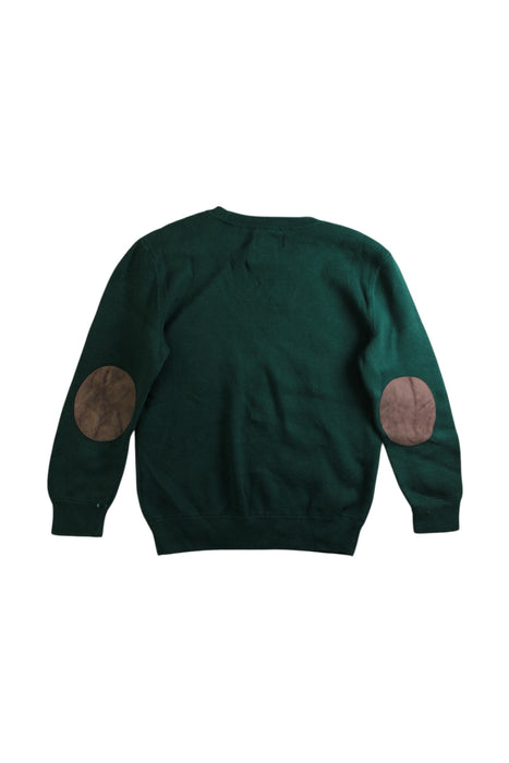 A Green Knit Sweaters from Polo Ralph Lauren in size 6T for boy. (Back View)