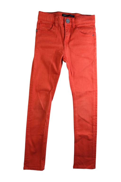 A Red Jeggings from IKKS in size 6T for boy. (Front View)