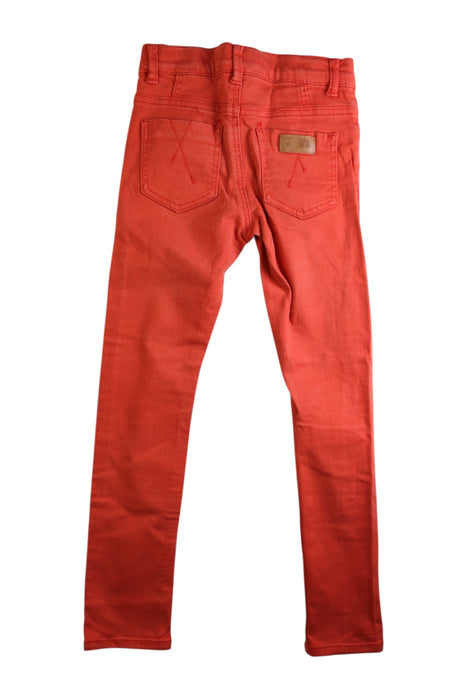 A Red Jeggings from IKKS in size 6T for boy. (Back View)