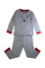A White Pyjama Sets from The Little White Company in size 7Y for boy. (Front View)
