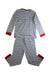 A White Pyjama Sets from The Little White Company in size 7Y for boy. (Back View)