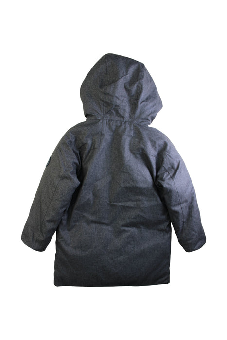 A Black Coats from Jacadi in size 6T for boy. (Back View)