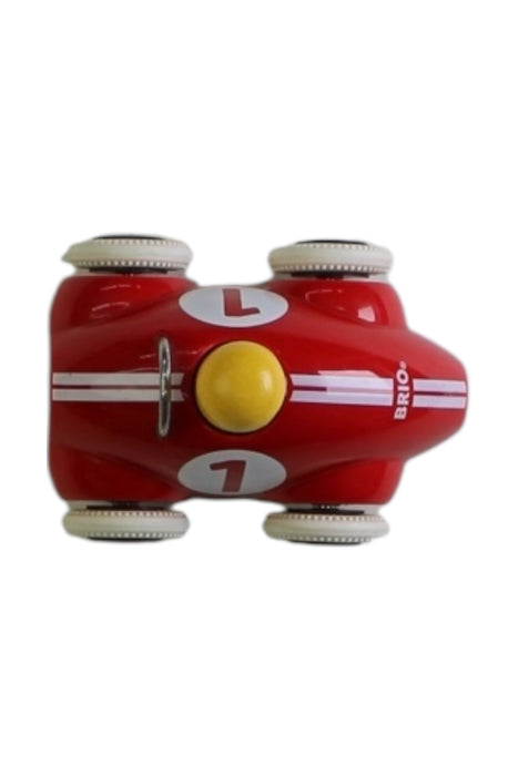 A Red Cars Trucks Trains & Remote Control from Brio in size O/S for boy. (Front View)