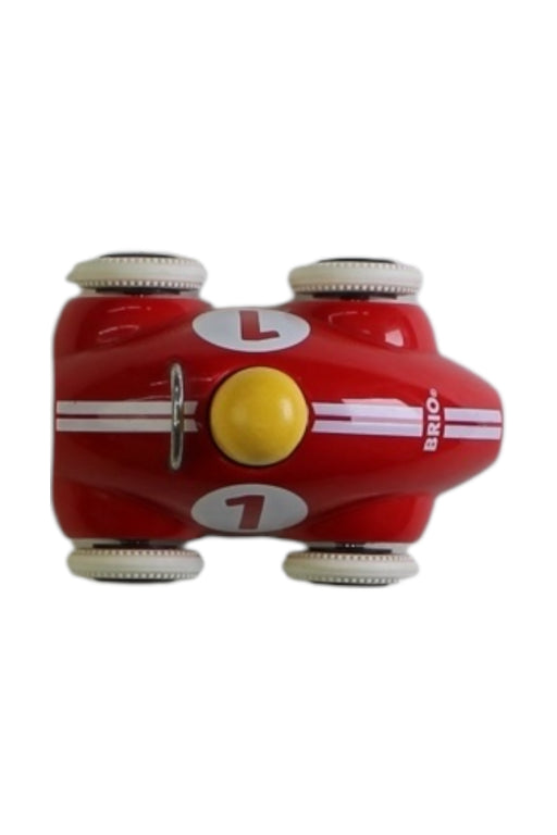 A Red Cars Trucks Trains & Remote Control from Brio in size O/S for boy. (Front View)