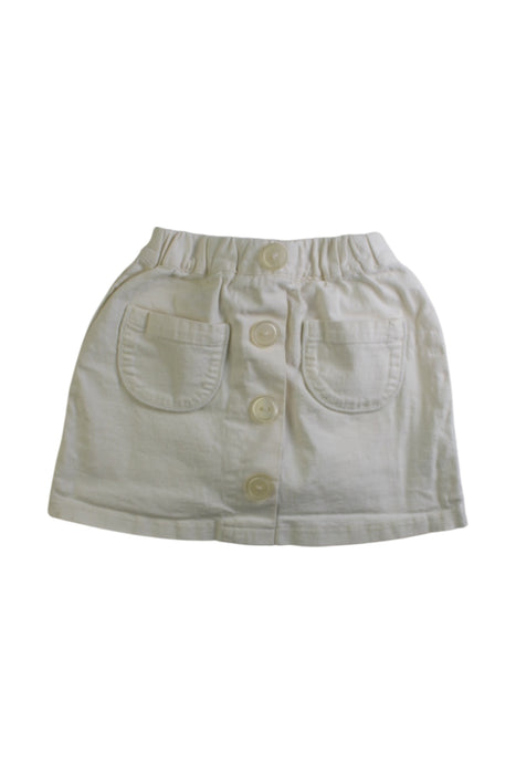 A White Short Skirts from Petit Main in size 18-24M for girl. (Front View)