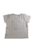 A Beige Short Sleeve T Shirts from Petit Main in size 18-24M for girl. (Back View)