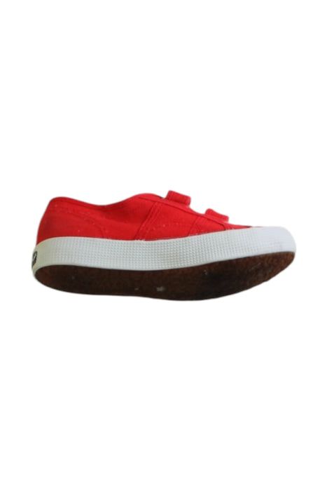 A Red Sneakers from Superga in size 5T for neutral. (Front View)