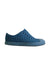 A Blue Slip Ons from Native Shoes in size 6T for boy. (Front View)