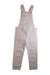 A Ivory Long Overalls from Seed in size 5T for girl. (Front View)