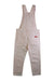 A Ivory Long Overalls from Seed in size 5T for girl. (Back View)