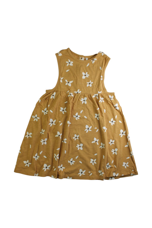 A Brown Sleeveless Dresses from Rylee + Cru in size 4T for girl. (Front View)