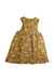 A Brown Sleeveless Dresses from Rylee + Cru in size 4T for girl. (Back View)