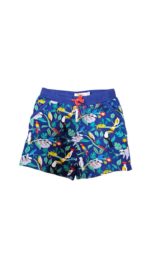 A Blue Shorts from Boden in size 2T for boy. (Front View)