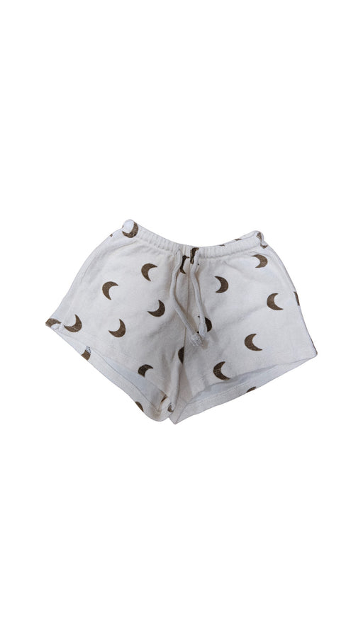 A White Shorts from Organic Zoo in size 2T for neutral. (Front View)