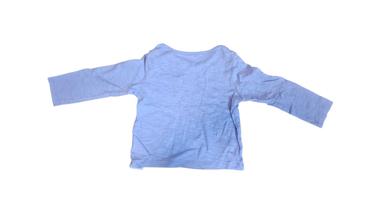 A Blue Long Sleeve Shirts from Boden in size 6-12M for neutral. (Back View)