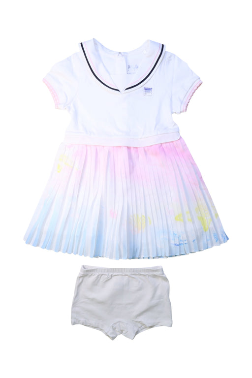 A Multicolour Dress Sets from Fila in size 4T for girl. (Front View)