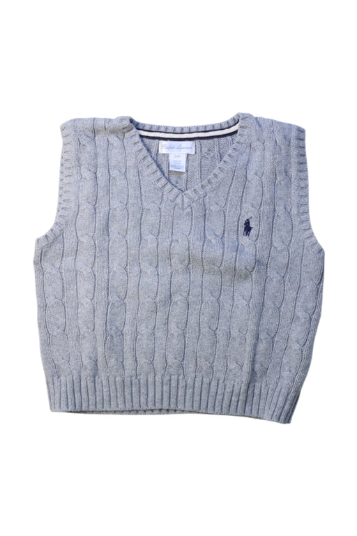 A Grey Sweater Vests from Ralph Lauren in size 2T for neutral. (Front View)